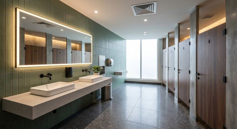 Industrial Bathroom Renovation in Arvada, CO