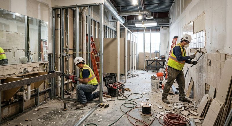 Office Restroom Renovation in Boulder, CO
